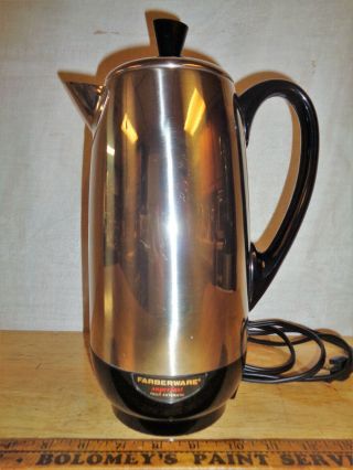 Vintage Farberware Superfast 12 Cup Automatic Coffee Percolator - - Usa