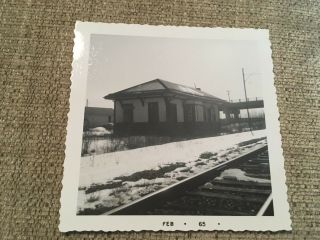 Vintage Photo Boston & Maine Railroad Station Pine Point Maine Me