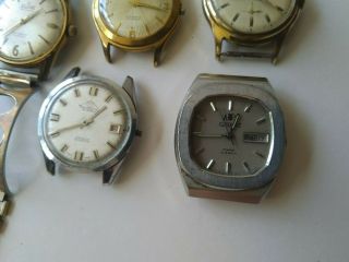 Joblot x5 Vintage Automatic Gents Watches Spares/Repairs Mondaine Kienzle 2
