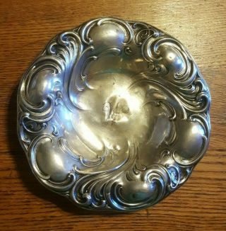 Vintage Sterling Silver Candy Dish Bowl Weighs 2 Oz.