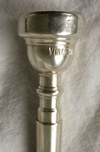 Vintage Vincent Bach Corp (no period) 7C Trumpet Mouthpiece Late Mt Vernon 5