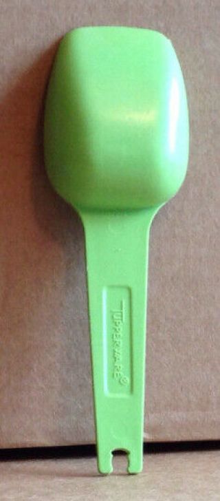 Vintage Green Tupperware Replacement Measuring Spoon 4 tsp 1 TBL 1272 - 3 sa 2