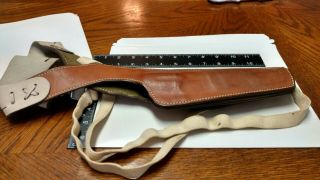 Vintage Safariland 101 Leather Shoulder Holster 6 - 6 1/2 " Revolver Usa Made