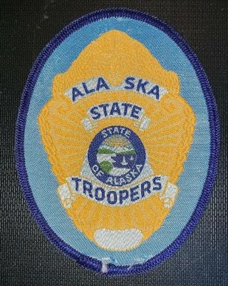 Older / Vintage Alaska State Troopers Police Patch