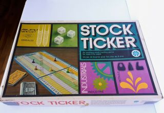 Copp Clark Vintage Stock Ticker Game Complete 1937 Copyright