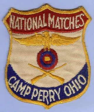 Authentic 1940s Camp Perry National Matches Shooting Jacket Patch