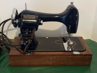 Vintage National Sewing Machine Co.  Model Rusa