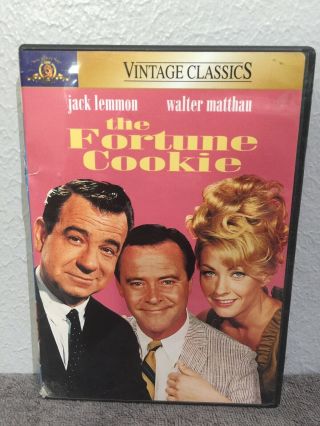 The Fortune Cookie On Dvd Jack Lemmon,  Walter Matthau - Mgm Vintage Classics