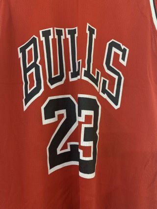 Vintage 90s Champion Chicago Bulls Jordan 23 Jersey Size Large 3