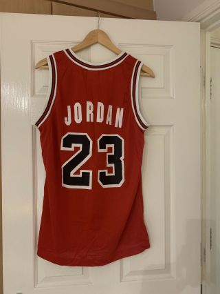 Vintage 90s Champion Chicago Bulls Jordan 23 Jersey Size Large 5
