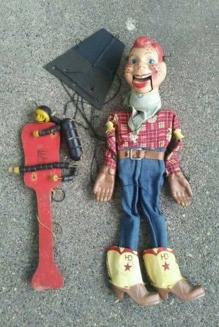 Vintage Toy Parts Of Howdy Doody Marionette And Fisher Price Toy Both.