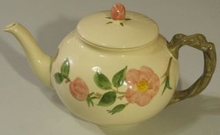 Vintage Franciscan Desert Rose Teapot With Lid