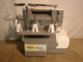 Vintage Elna Lock Model L4 Serger Sewing Machine Without Power Cable 5
