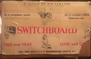 Brumberger 240 Vintage Switchboard Toy NY Worlds Fair 4