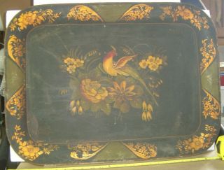 Vintage Large Tole Tray 1800 