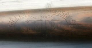 Vintage Hillerich & Bradsby Semi Pro Number 11b Dark Wood Bat 35”