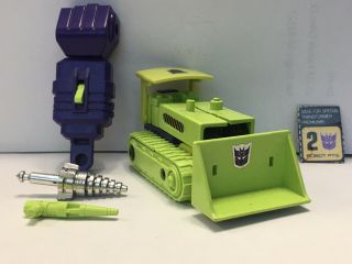 Transformers G1 Vintage Bonecrusher 100 Complete Devastator