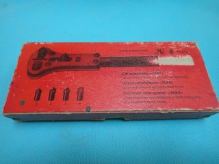 Vintage Hr Brand Jaxa (bergeon 2819) Waterproof Case Back Opening Wrench,