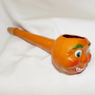 Vintage German Halloween Jack O Lantern Horn made by Herold 1990s 2