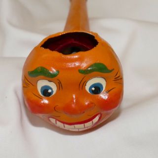 Vintage German Halloween Jack O Lantern Horn made by Herold 1990s 3