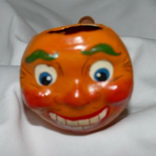 Vintage German Halloween Jack O Lantern Horn made by Herold 1990s 4