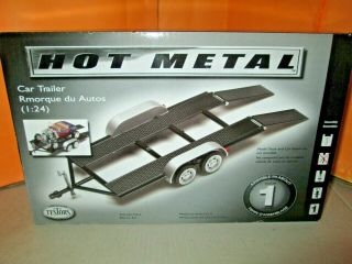 Testors Hot Metal Car Trailer Model Kit 234 1:24 Bags