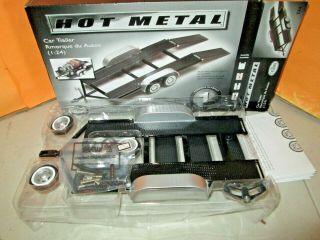 Testors Hot Metal Car Trailer Model Kit 234 1:24 Bags 2