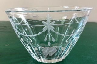 Vintage Gorham Chantilly Crystal Glass Bowl