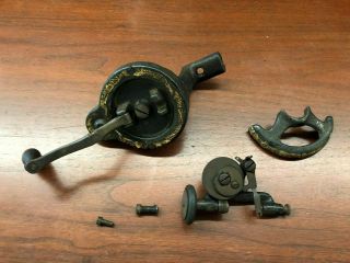 Vintage Singer Sewing Machine Handle - Hand Crank W/miscellaneous Parts