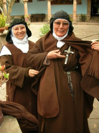 Carmelite Nun ' s Lourdes Pilgrimage Vintage Sterling Catholic Miraculous Medal 5