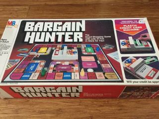 Vintage 1981 MB Bargain Hunter Board Game Milton Bradley 100 Complete 2