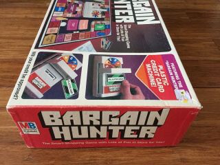 Vintage 1981 MB Bargain Hunter Board Game Milton Bradley 100 Complete 3
