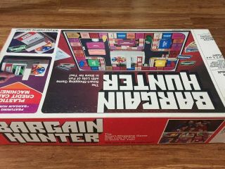 Vintage 1981 MB Bargain Hunter Board Game Milton Bradley 100 Complete 4