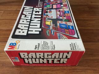 Vintage 1981 MB Bargain Hunter Board Game Milton Bradley 100 Complete 5