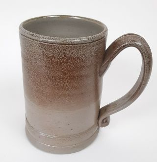 Vintage 1990 Rowe Pottery Salt Glazed Mug Williamsburg Restoration
