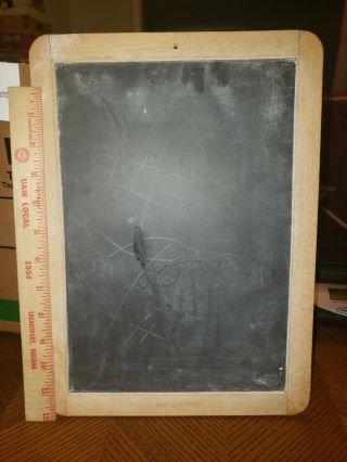 Vintage Double Sided Chalkboard Slate Made In Germany