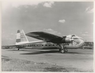 Large Vintage Photo - Aviaco Bristol B170 Ec - Aeh