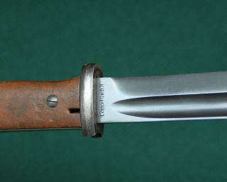 Vintage WWII WW2 German k98 Rifle Bayonet 1937 Coppel 4