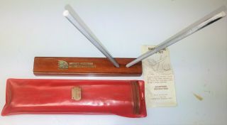 Vintage Washita Mountain Stone Crock Sticks Knife Blade Tool Sharpener