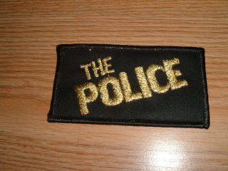 Vin Tage The Police Embroidered Patch Sting Rock Band