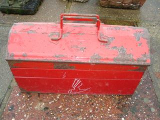 Vintage Britool Cantilever Toolbox With Tray