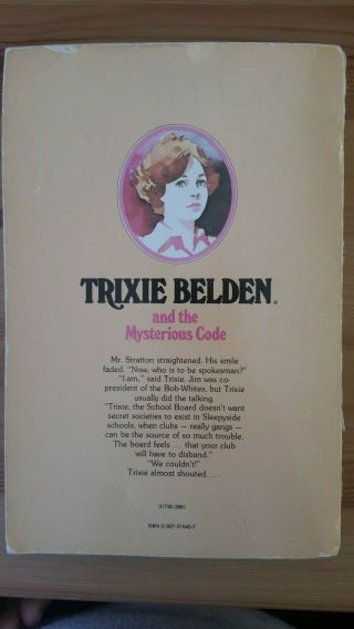 Trixie Belden The Mysterious Code 7,  Vintage 1977 2