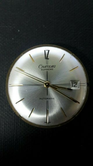 Vintage Automatic Watch Movement Eta 2452 Slim With Date