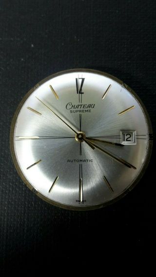 vintage automatic watch movement ETA 2452 slim with date 2