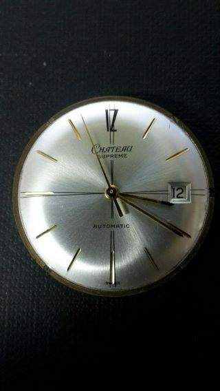 vintage automatic watch movement ETA 2452 slim with date 3