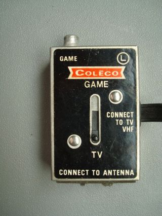 Vintage Coleco TV Game Switch VHF to Antenna - US 2