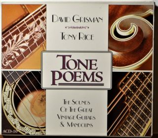 Cd David Grisman Tony Rice Tone Poems Vintage Guitars Mandolins Bluegrass