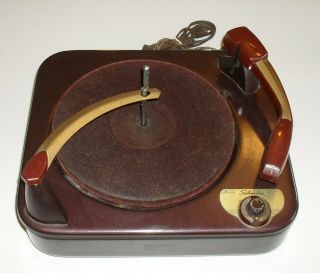 Vintage Silvertone Tri - O - Matic Record Changer Rare Find Turntable Record Player