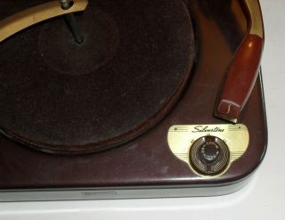 Vintage Silvertone Tri - O - Matic Record Changer Rare Find Turntable Record Player 2