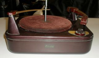 Vintage Silvertone Tri - O - Matic Record Changer Rare Find Turntable Record Player 3
